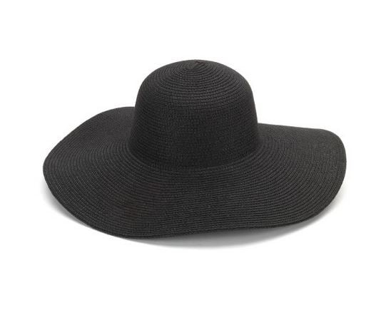 Black Adult Floppy Hat
